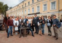 Открытие скульптуры ювелира в Костроме 20 июня 2018